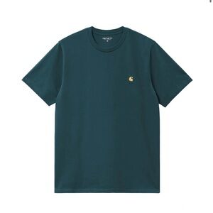 CARHARTT WIP - Chase T-Shirt - Duck Blue - Size men’s XL